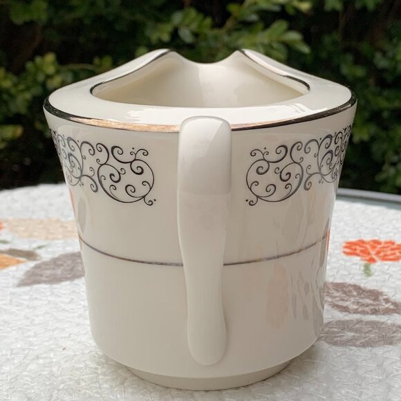 Vtg 70s Noritake Hawthorne 7122 Sugar & Creamer 2pc Set - Picture 8 of 11